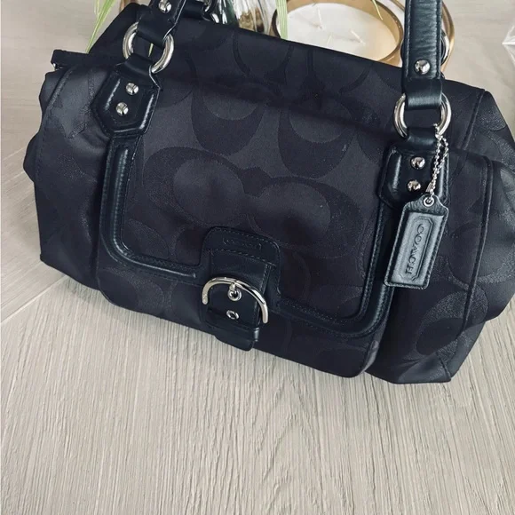 Coach Black Satchel Bag - Picture 10 of 16